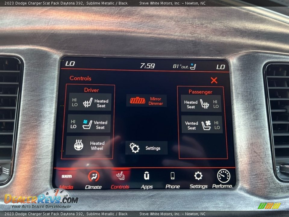 Controls of 2023 Dodge Charger Scat Pack Daytona 392 Photo #24