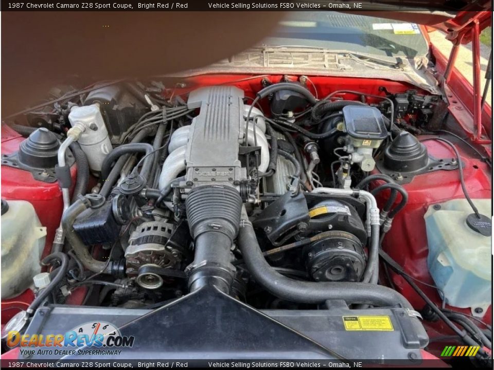 1987 Chevrolet Camaro Z28 Sport Coupe 5.0 Liter TPI OHV 16-Valve V8 Engine Photo #8