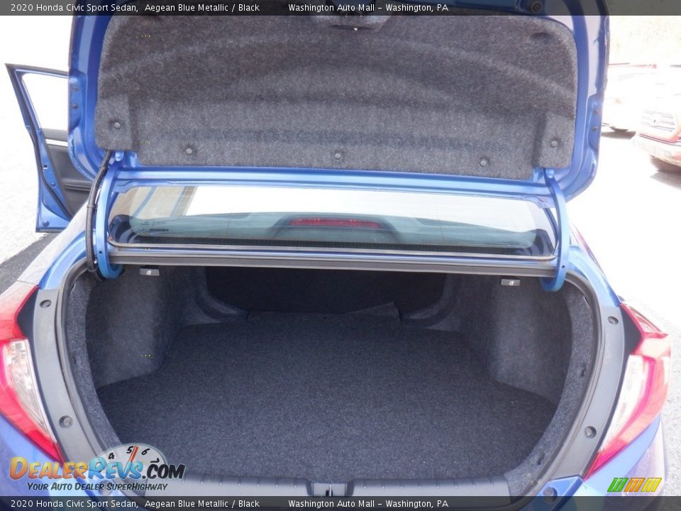2020 Honda Civic Sport Sedan Aegean Blue Metallic / Black Photo #25