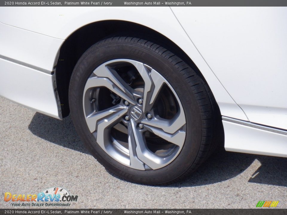 2020 Honda Accord EX-L Sedan Platinum White Pearl / Ivory Photo #3