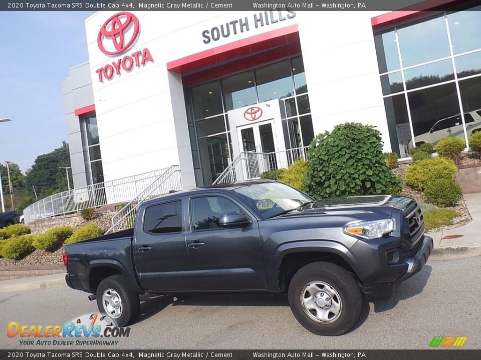 2020 Toyota Tacoma SR5 Double Cab 4x4 Magnetic Gray Metallic / Cement Photo #2