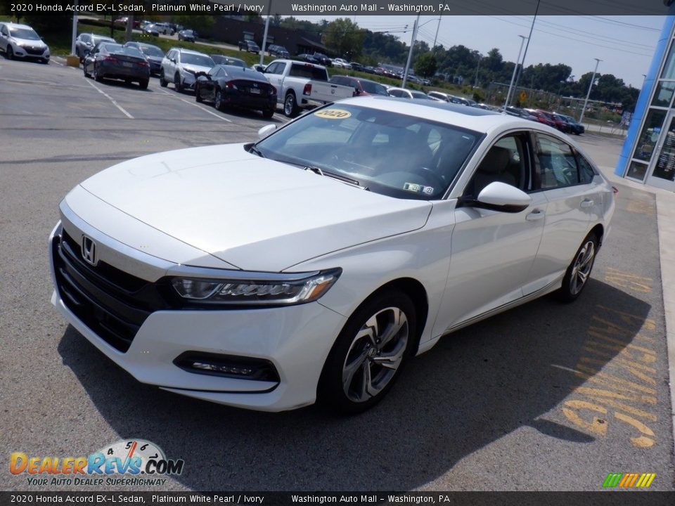 2020 Honda Accord EX-L Sedan Platinum White Pearl / Ivory Photo #5