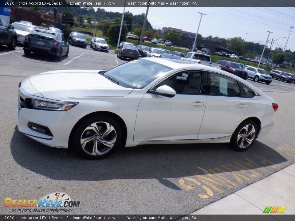 2020 Honda Accord EX-L Sedan Platinum White Pearl / Ivory Photo #6