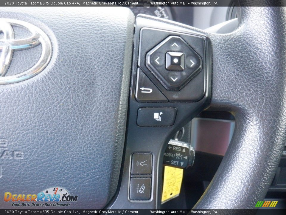2020 Toyota Tacoma SR5 Double Cab 4x4 Steering Wheel Photo #9