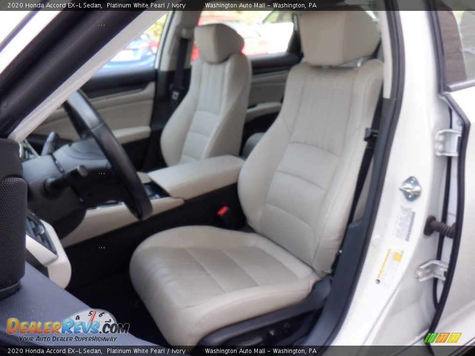 2020 Honda Accord EX-L Sedan Platinum White Pearl / Ivory Photo #15
