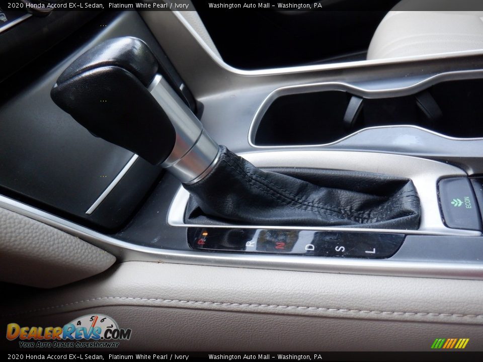 2020 Honda Accord EX-L Sedan Platinum White Pearl / Ivory Photo #17