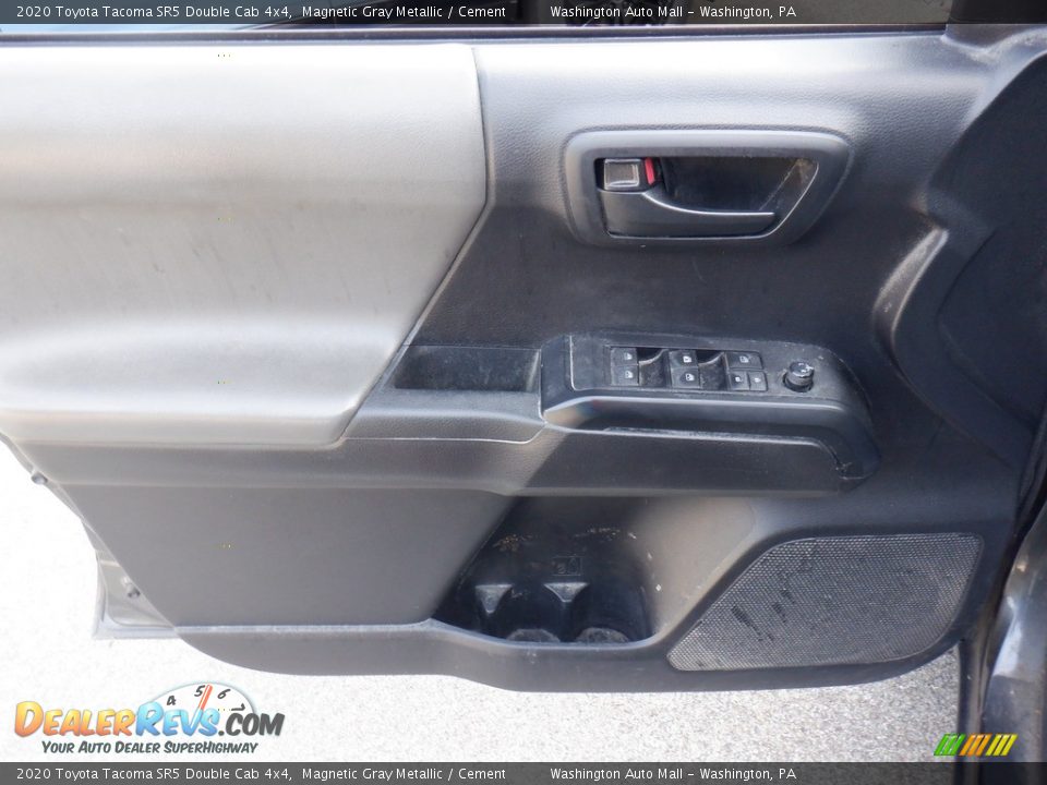 2020 Toyota Tacoma SR5 Double Cab 4x4 Magnetic Gray Metallic / Cement Photo #20