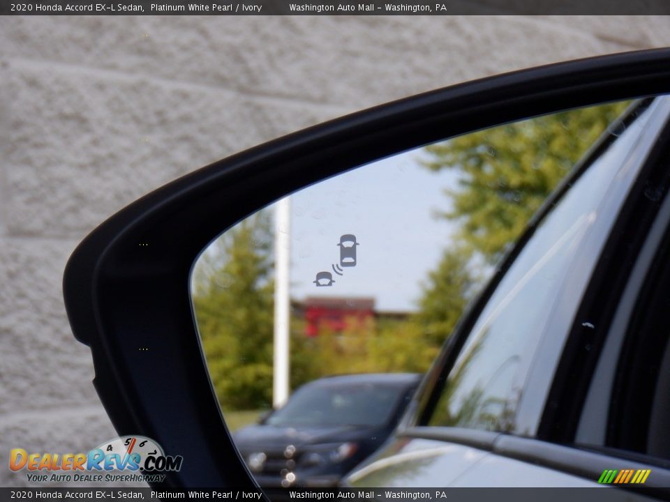 2020 Honda Accord EX-L Sedan Platinum White Pearl / Ivory Photo #26