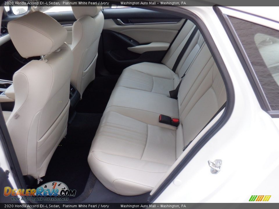 2020 Honda Accord EX-L Sedan Platinum White Pearl / Ivory Photo #29