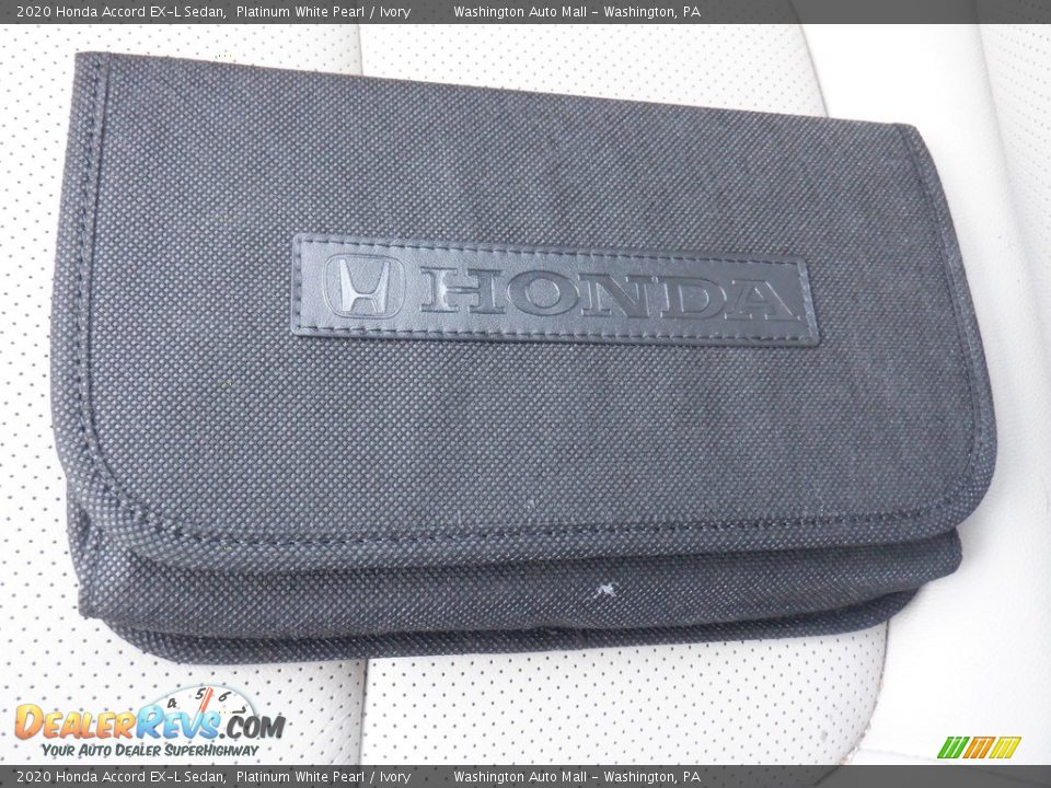 2020 Honda Accord EX-L Sedan Platinum White Pearl / Ivory Photo #31