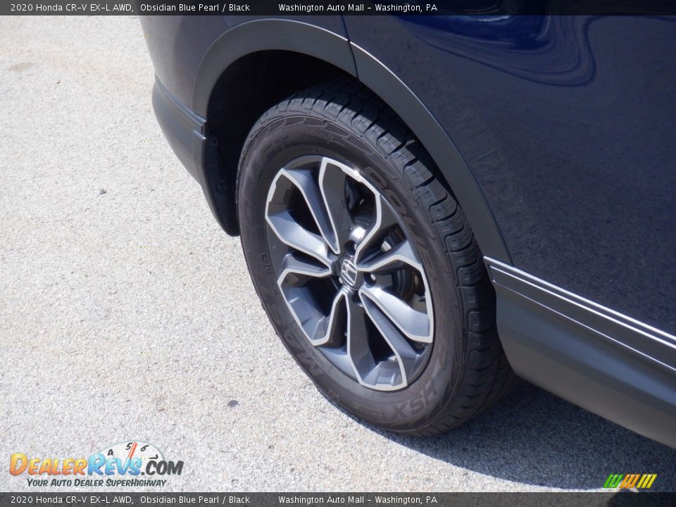 2020 Honda CR-V EX-L AWD Obsidian Blue Pearl / Black Photo #3