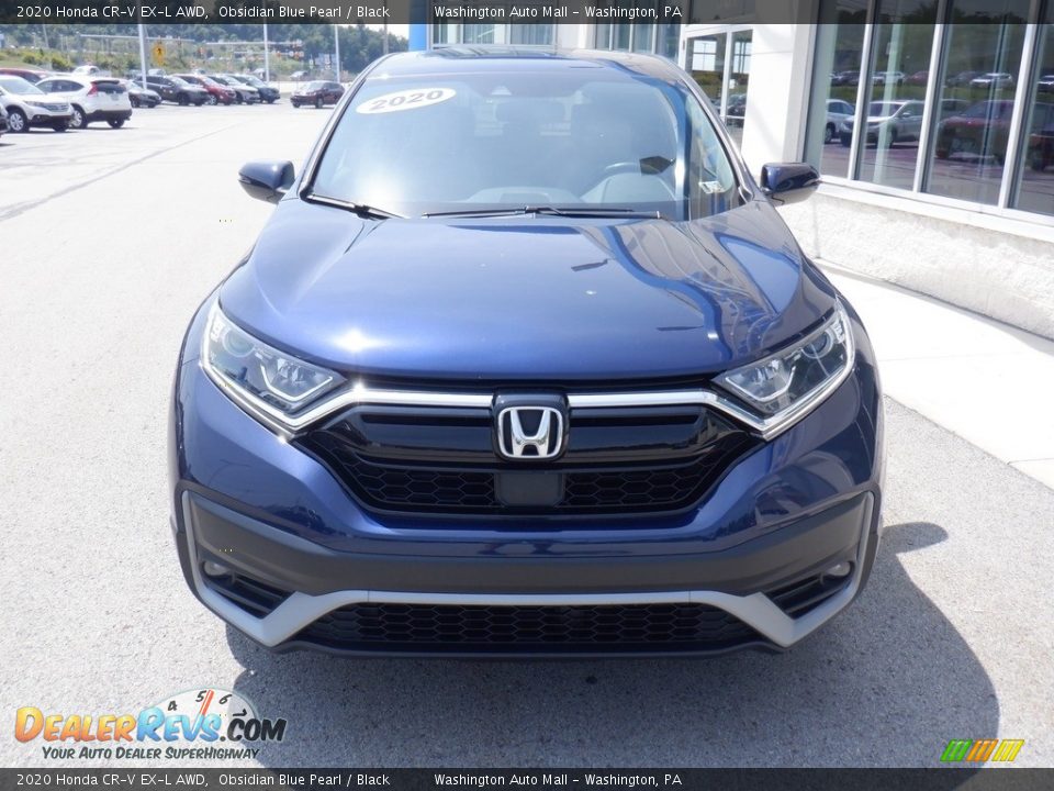 2020 Honda CR-V EX-L AWD Obsidian Blue Pearl / Black Photo #4