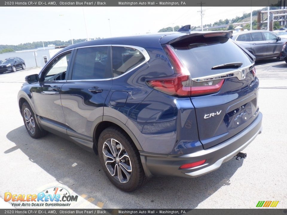 2020 Honda CR-V EX-L AWD Obsidian Blue Pearl / Black Photo #6