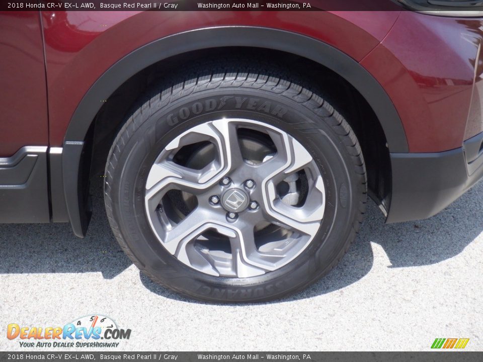 2018 Honda CR-V EX-L AWD Basque Red Pearl II / Gray Photo #4