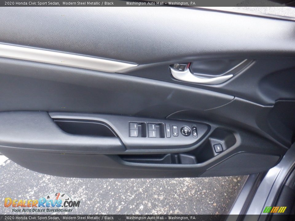 2020 Honda Civic Sport Sedan Modern Steel Metallic / Black Photo #10