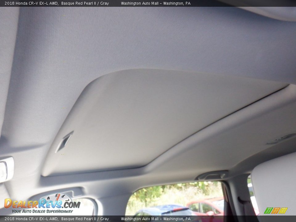 2018 Honda CR-V EX-L AWD Basque Red Pearl II / Gray Photo #11
