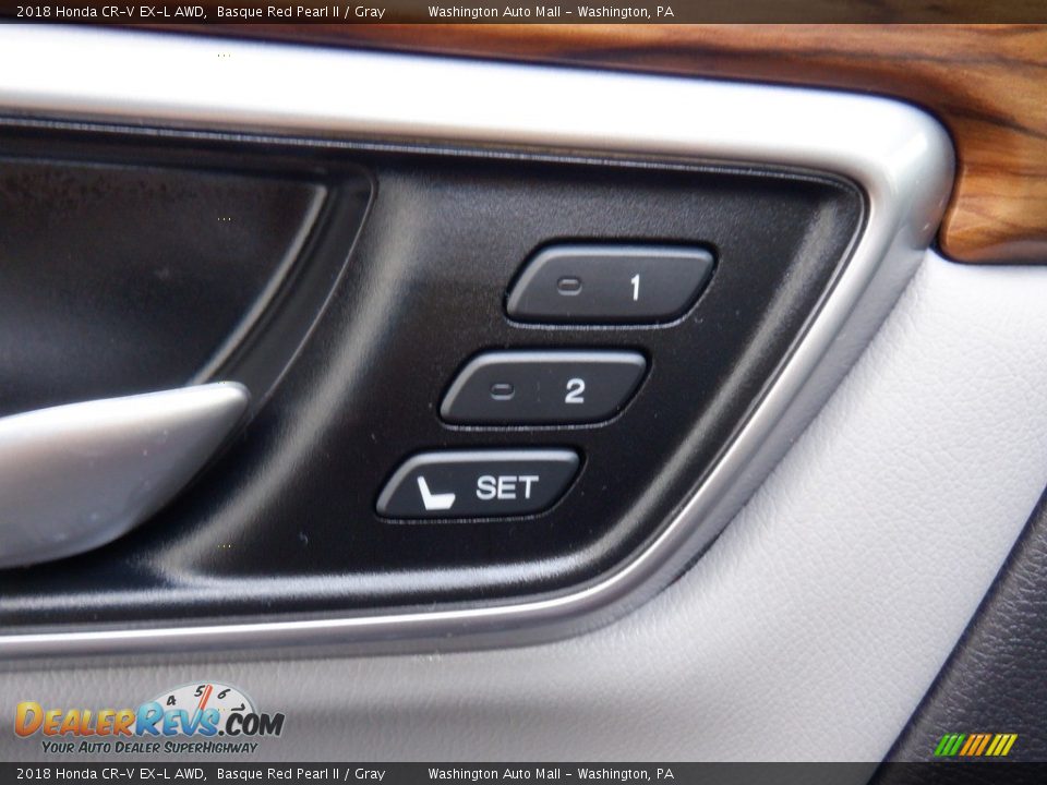 2018 Honda CR-V EX-L AWD Basque Red Pearl II / Gray Photo #13