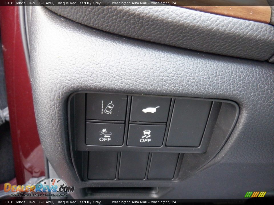 2018 Honda CR-V EX-L AWD Basque Red Pearl II / Gray Photo #15