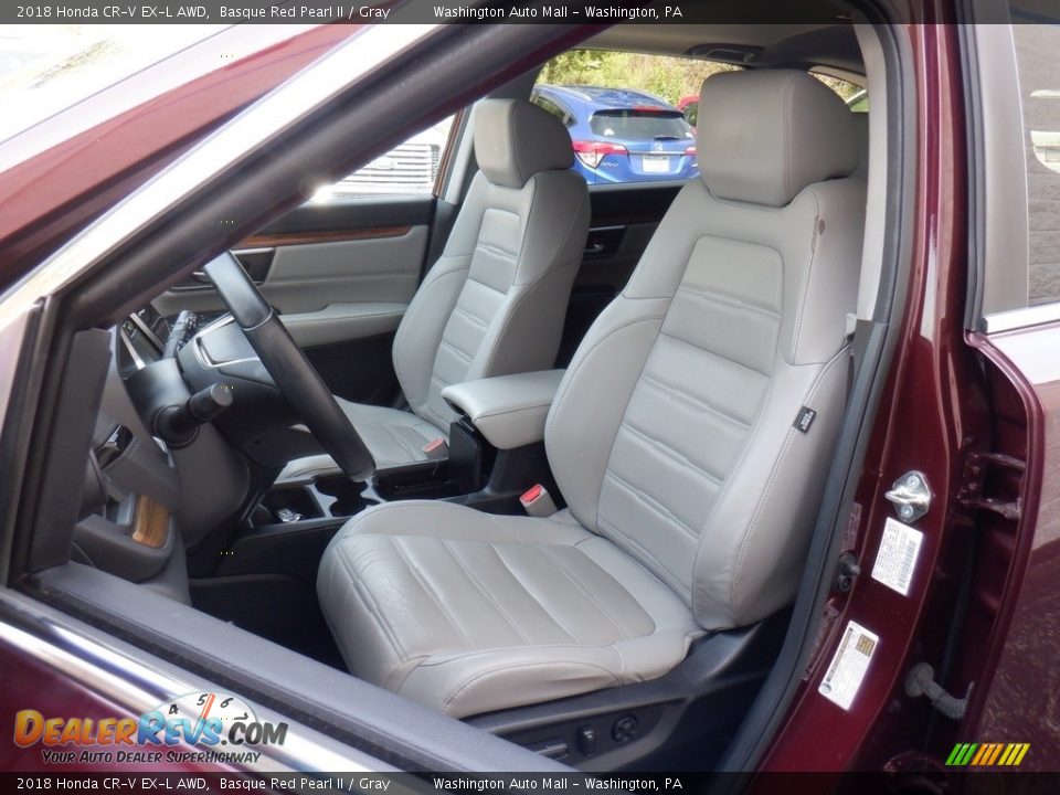 2018 Honda CR-V EX-L AWD Basque Red Pearl II / Gray Photo #16