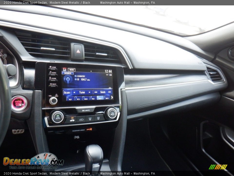 2020 Honda Civic Sport Sedan Modern Steel Metallic / Black Photo #17