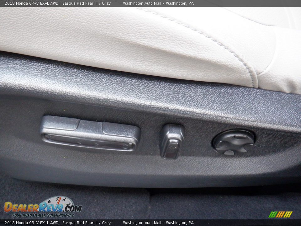 2018 Honda CR-V EX-L AWD Basque Red Pearl II / Gray Photo #17
