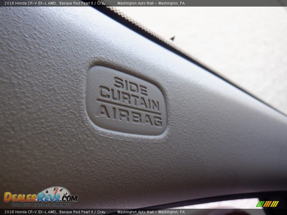 2018 Honda CR-V EX-L AWD Basque Red Pearl II / Gray Photo #18