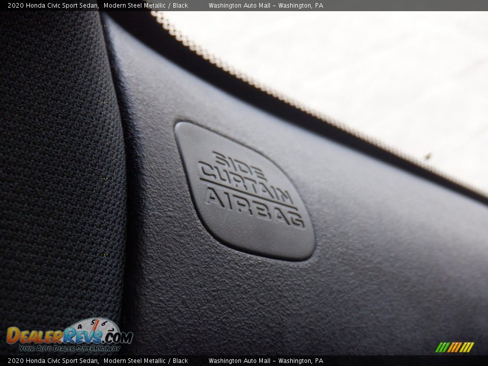 2020 Honda Civic Sport Sedan Modern Steel Metallic / Black Photo #19