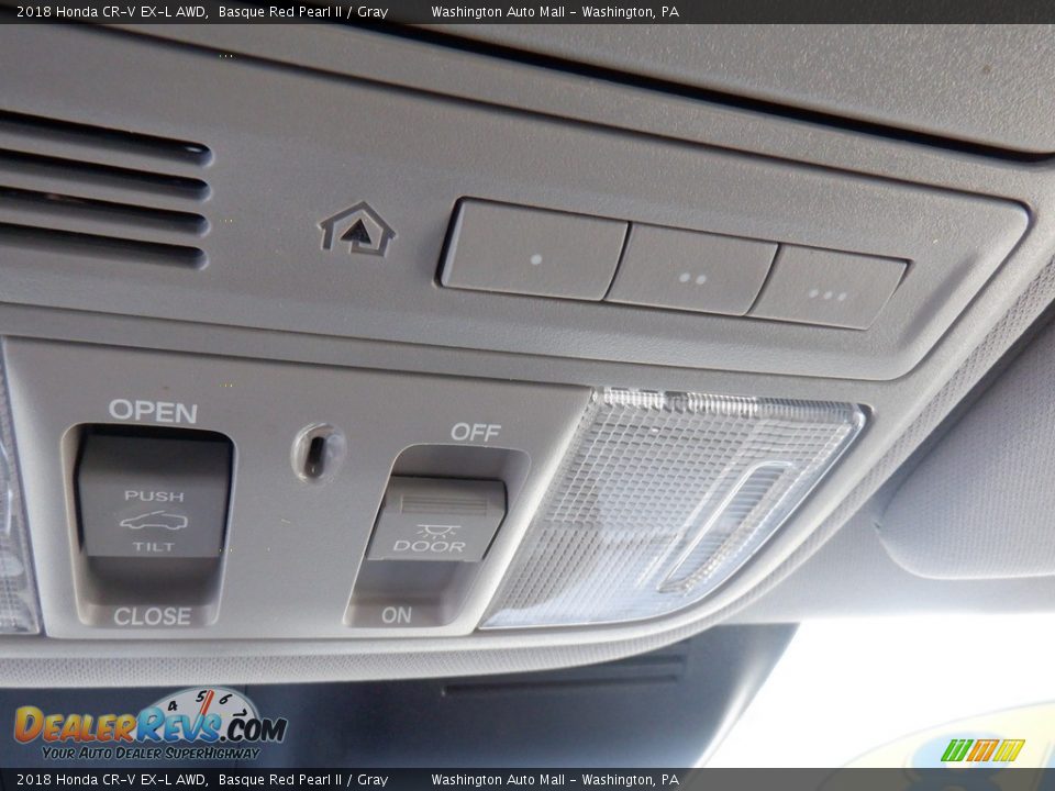 2018 Honda CR-V EX-L AWD Basque Red Pearl II / Gray Photo #19