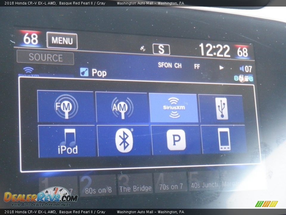 2018 Honda CR-V EX-L AWD Basque Red Pearl II / Gray Photo #22