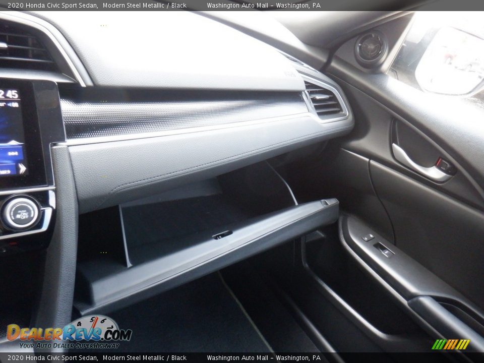 2020 Honda Civic Sport Sedan Modern Steel Metallic / Black Photo #24