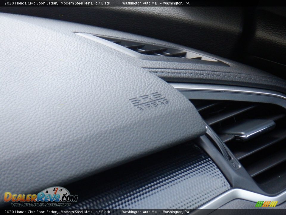 2020 Honda Civic Sport Sedan Modern Steel Metallic / Black Photo #25