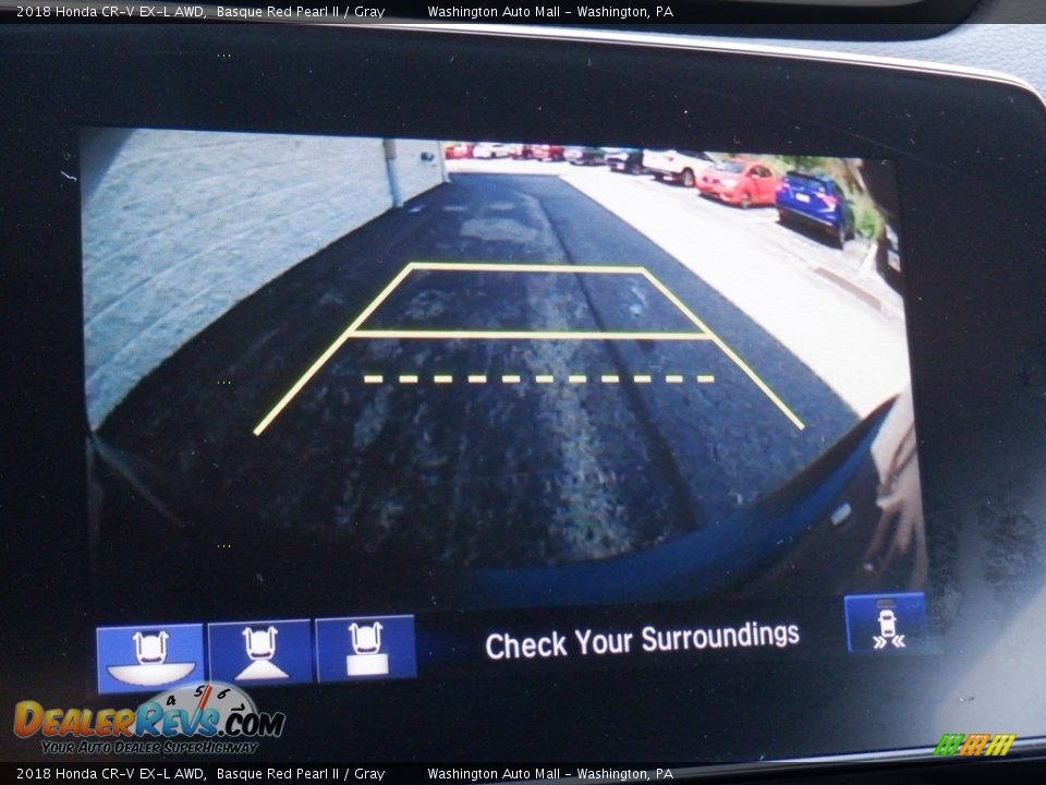 2018 Honda CR-V EX-L AWD Basque Red Pearl II / Gray Photo #24