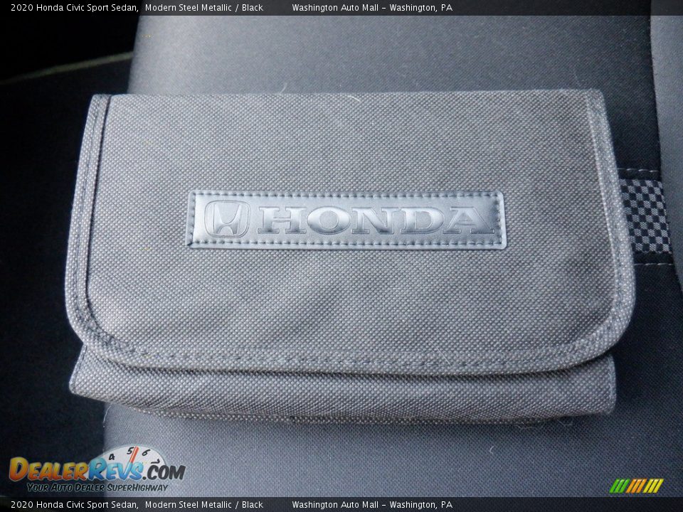 2020 Honda Civic Sport Sedan Modern Steel Metallic / Black Photo #28