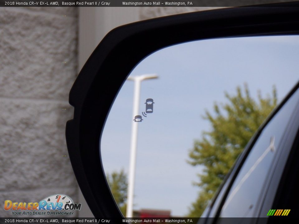 2018 Honda CR-V EX-L AWD Basque Red Pearl II / Gray Photo #28