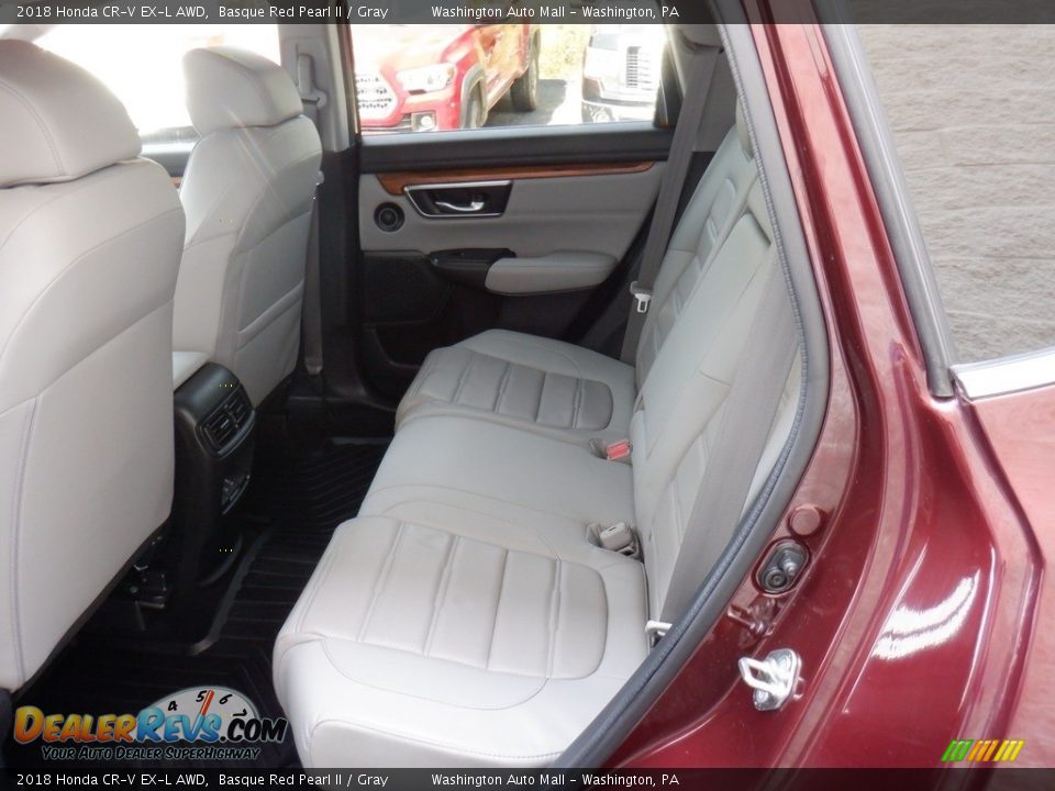 2018 Honda CR-V EX-L AWD Basque Red Pearl II / Gray Photo #31