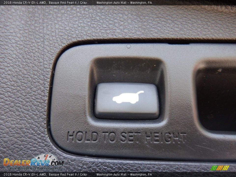 2018 Honda CR-V EX-L AWD Basque Red Pearl II / Gray Photo #33
