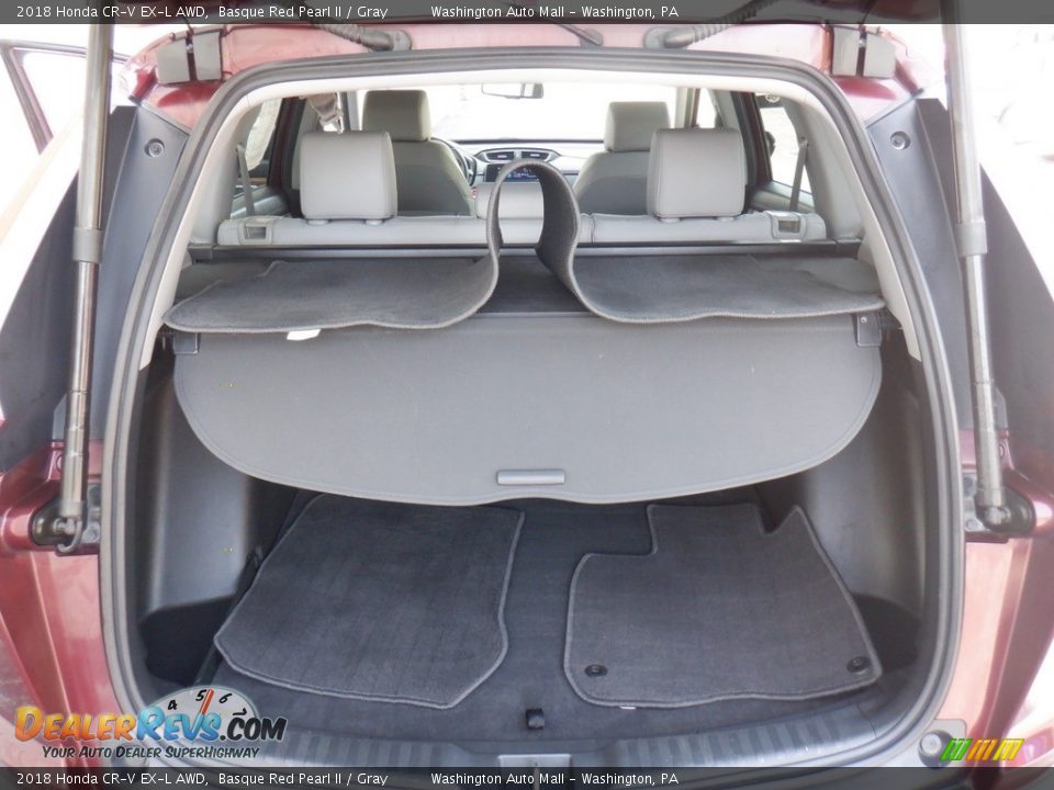 2018 Honda CR-V EX-L AWD Basque Red Pearl II / Gray Photo #34