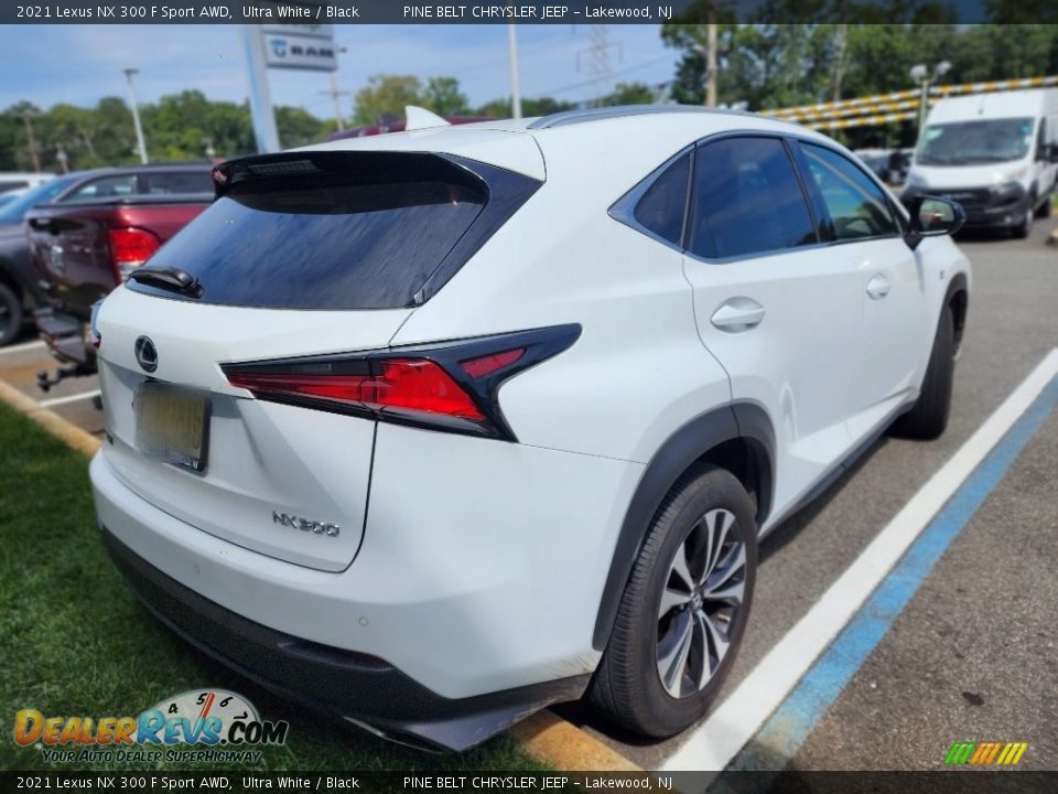 2021 Lexus NX 300 F Sport AWD Ultra White / Black Photo #3