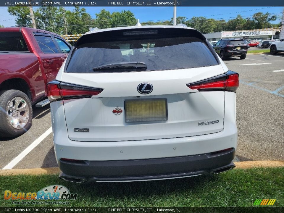 2021 Lexus NX 300 F Sport AWD Ultra White / Black Photo #4