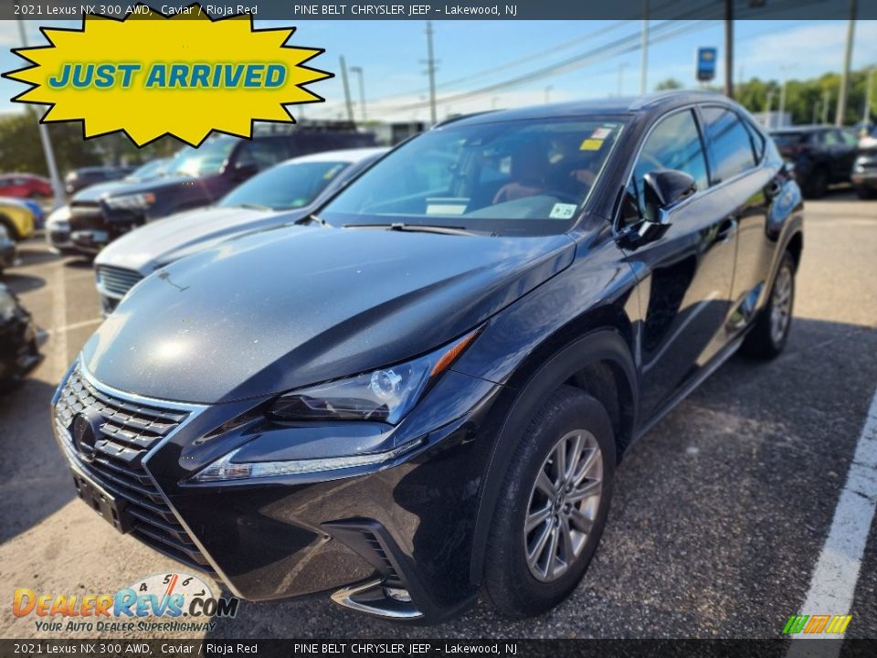 2021 Lexus NX 300 AWD Caviar / Rioja Red Photo #1