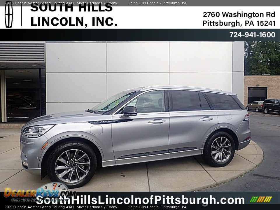 2020 Lincoln Aviator Grand Touring AWD Silver Radiance / Ebony Photo #1