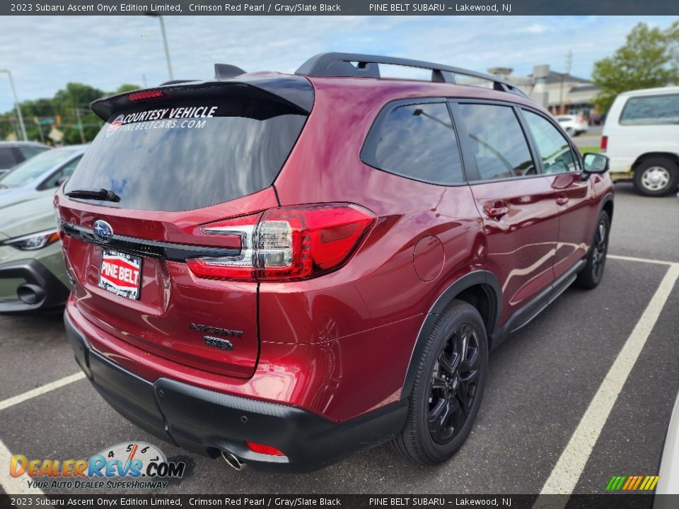 2023 Subaru Ascent Onyx Edition Limited Crimson Red Pearl / Gray/Slate Black Photo #3