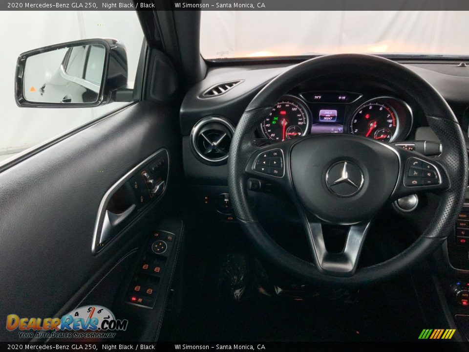 2020 Mercedes-Benz GLA 250 Night Black / Black Photo #24