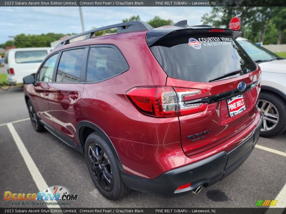 2023 Subaru Ascent Onyx Edition Limited Crimson Red Pearl / Gray/Slate Black Photo #4