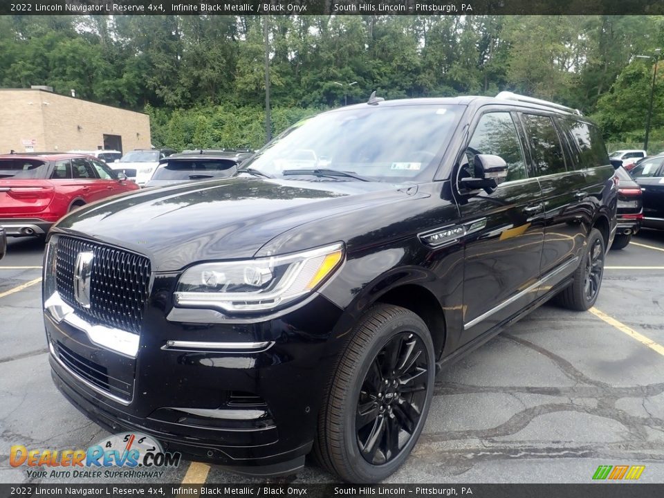 2022 Lincoln Navigator L Reserve 4x4 Infinite Black Metallic / Black Onyx Photo #1