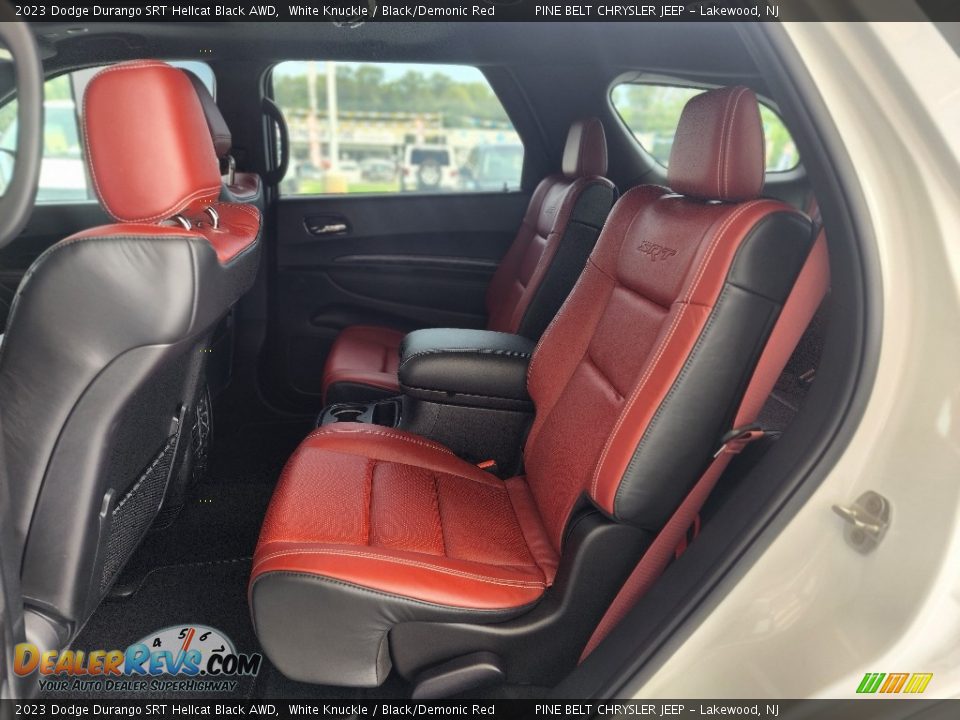 Rear Seat of 2023 Dodge Durango SRT Hellcat Black AWD Photo #7