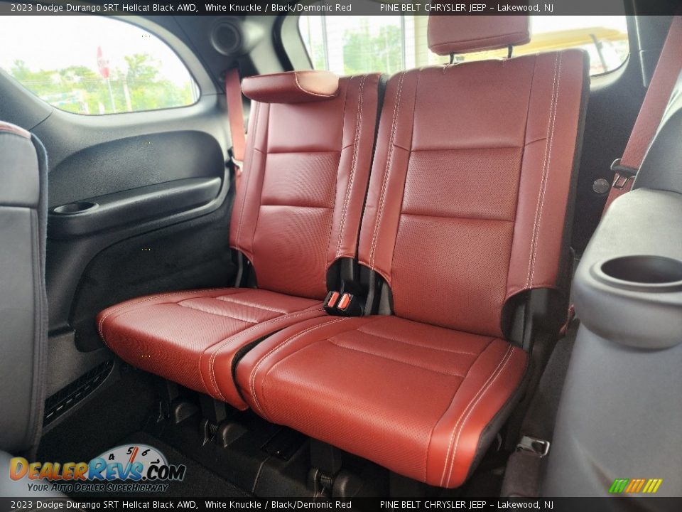 Rear Seat of 2023 Dodge Durango SRT Hellcat Black AWD Photo #16