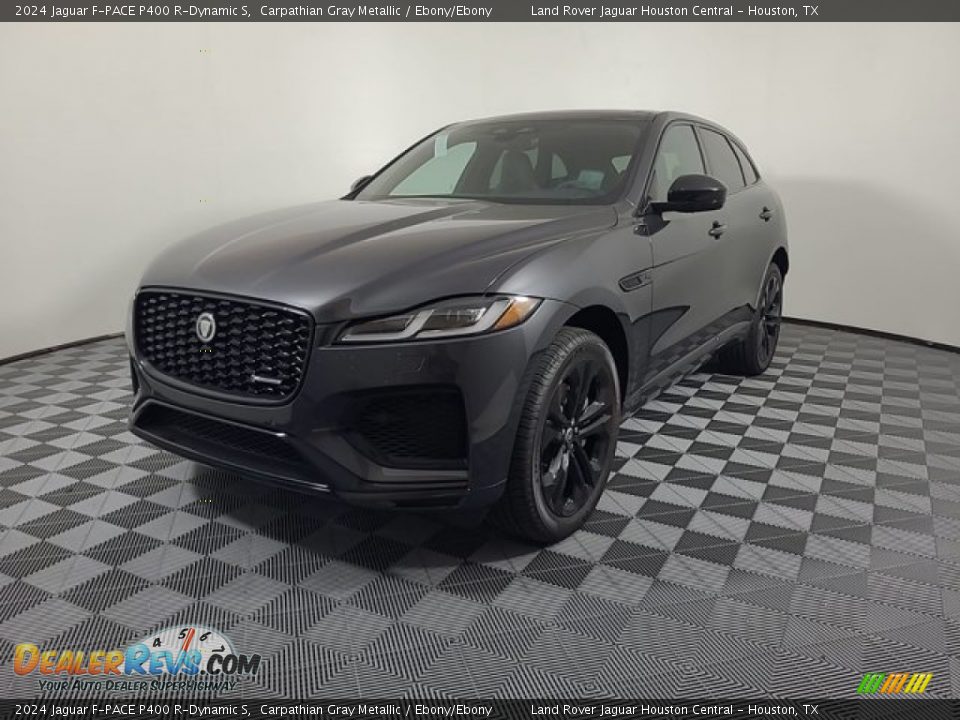 2024 Jaguar F-PACE P400 R-Dynamic S Carpathian Gray Metallic / Ebony/Ebony Photo #1