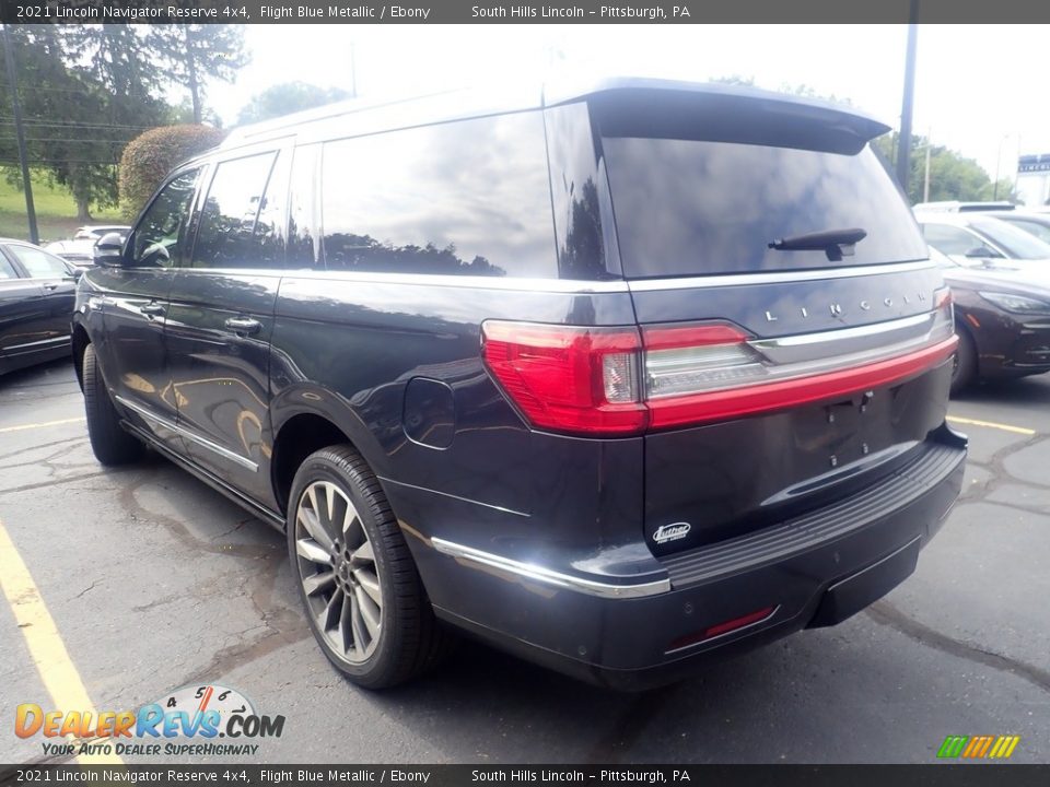 2021 Lincoln Navigator Reserve 4x4 Flight Blue Metallic / Ebony Photo #2