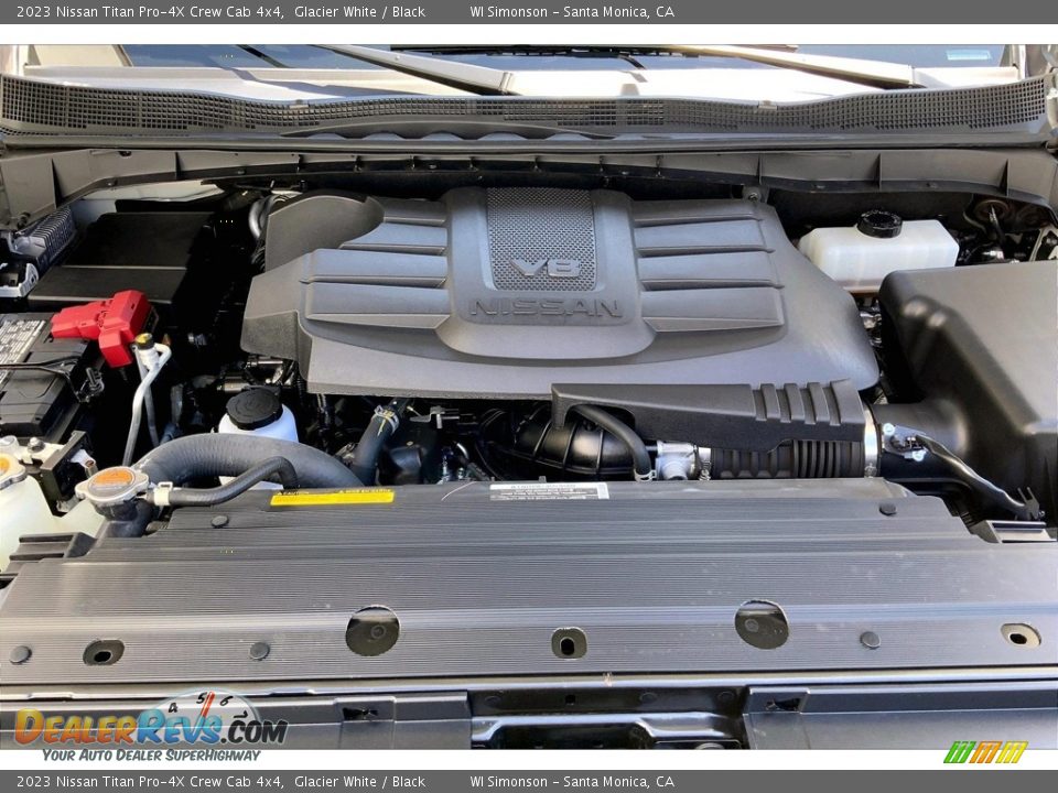 2023 Nissan Titan Pro-4X Crew Cab 4x4 5.6 Liter DOHC 32-Valve VVEL V8 Engine Photo #9